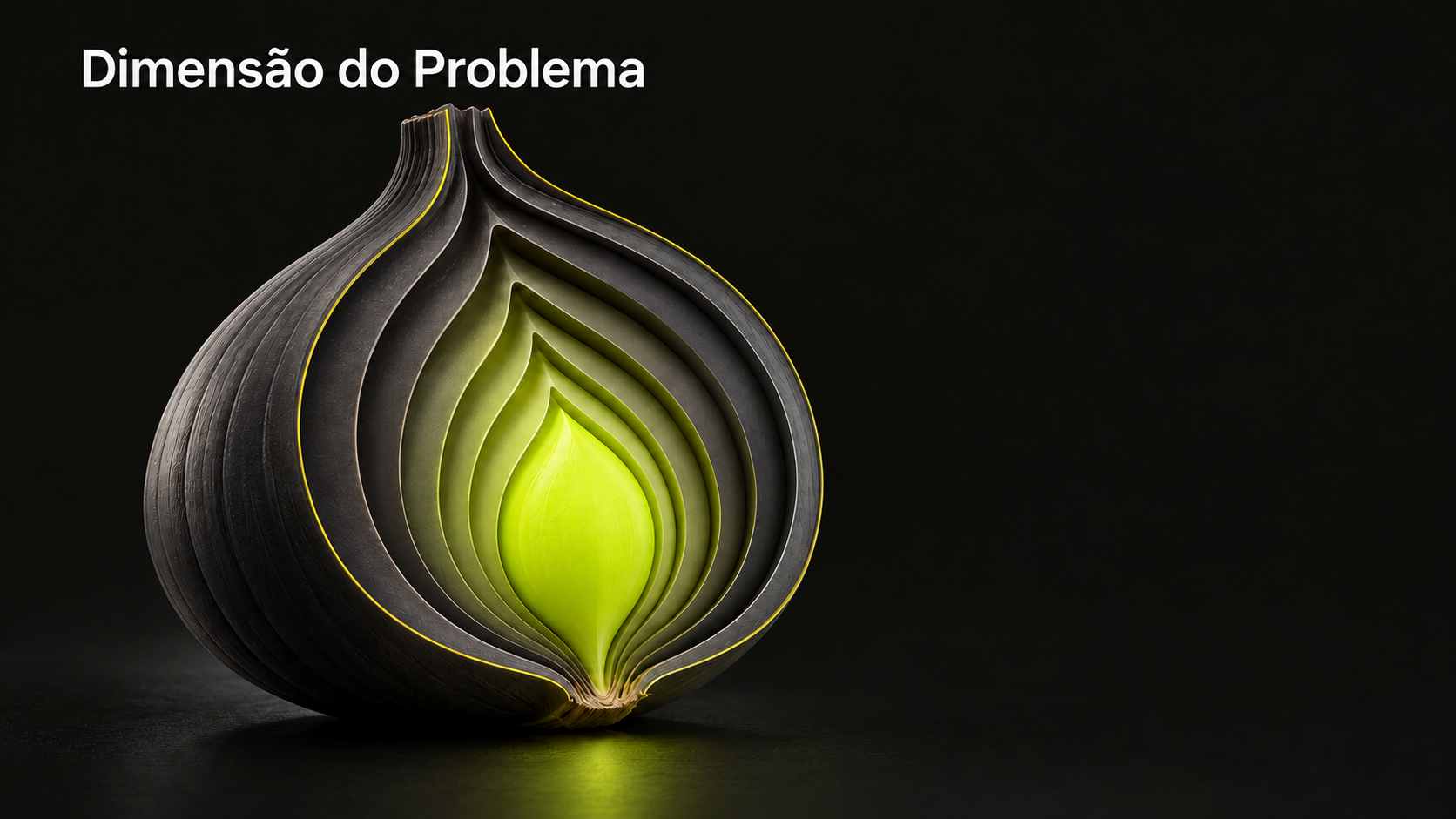 Dimensão do Problema: uma cebola com várias camadas